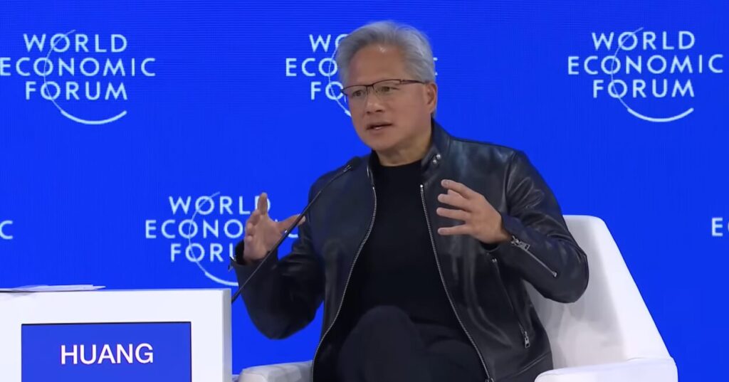 AI has led to largest infrastructure buildout in human history: Jensen Huang