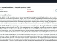 UPDATE | Three Amazon facilities impacted by drone strikes amidst war in the Middle East