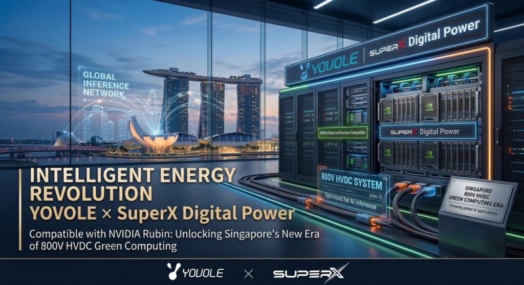 YOVOLE, SuperX Digital Power ink MOU to build 800V HVDC system for AI data centers in Singapore