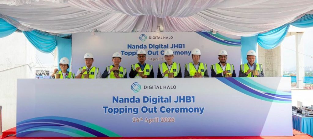 Digital Halo tops out fully leased 20MW data center in Johor, Malaysia