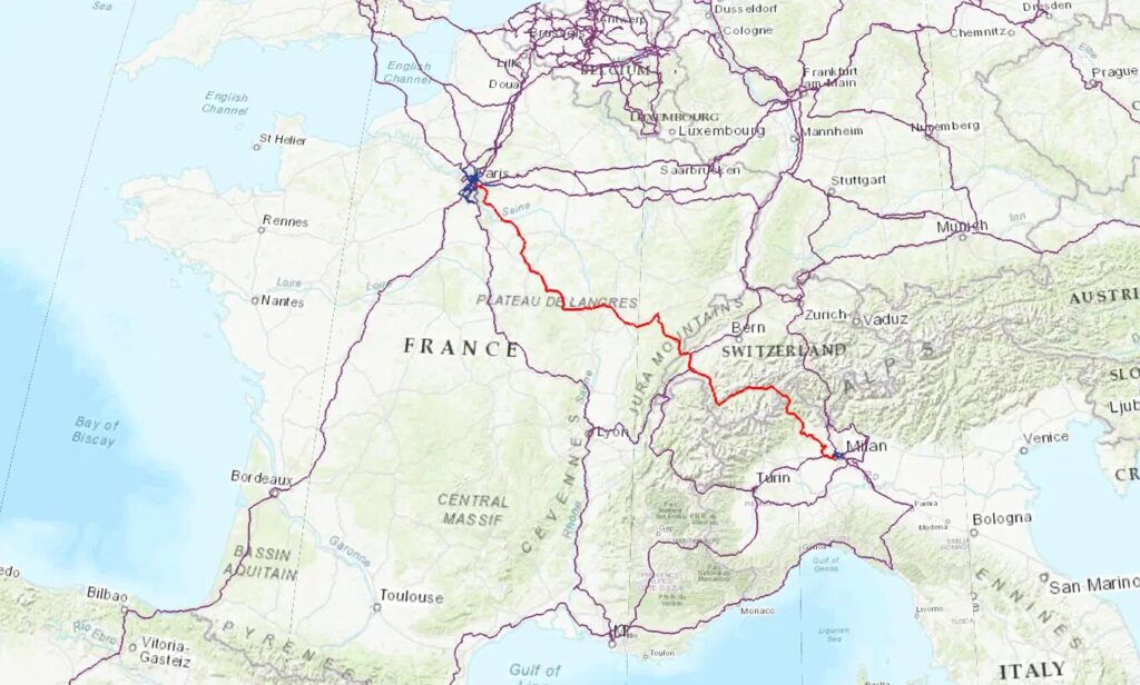 euNetworks adds Alpine fiber route linking Paris and Milan data center