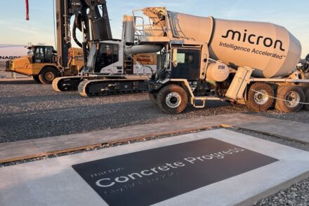 Micron begins vertical construction at Clay fab ahead of schedule