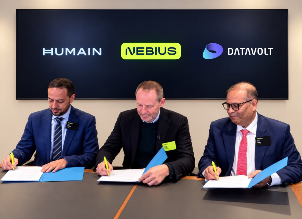 HUMAIN and DataVolt sign framework agreement with Nebius for large-scale campus in Saudi Arabia