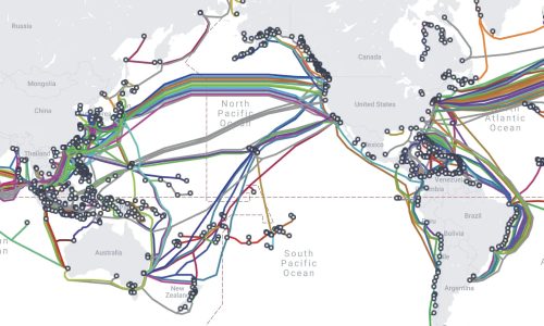 Submarine Cable Map. Image Credits: SubmarineCableMap.com