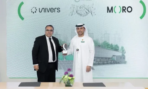 Eng. Marwan Bin Haidar, Vice Chairman and Group CEO of Digital DEWA and Maher Chebbo, Managing Director, Europe at Univers | Image Courtesy: Digital DEWA