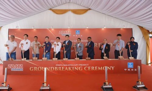 Groundbreaking ceremony at ZDATA’s GP3 hyperscale data center campus in Gelang Patah, Johor, in February.