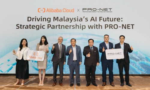 At the signing ceremony