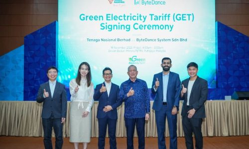 Signing ceremony for GET between TNB and ByteDance