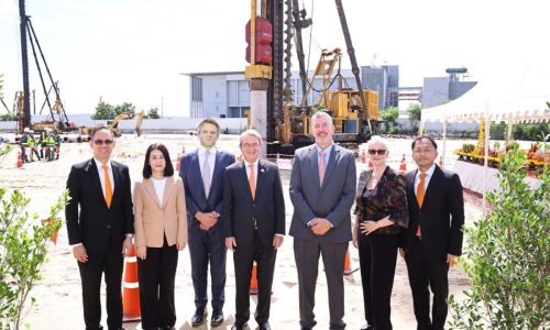 Breaking ground at the site in EEC. Source: Digital Edge